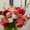 Pinks & Reds: reference floral photograph