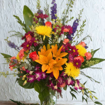 Electric Meadow: reference floral photograph