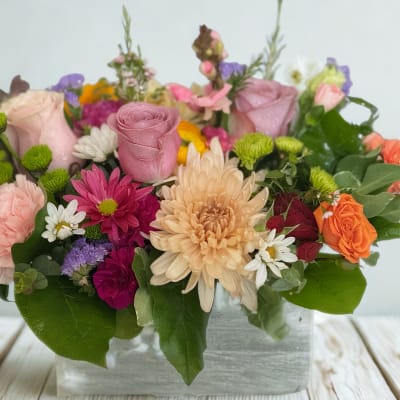 Pastel Pop Parade: reference floral photograph
