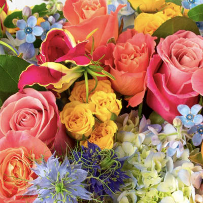 Designer's Choice: Seasonal Mix: reference floral photograph